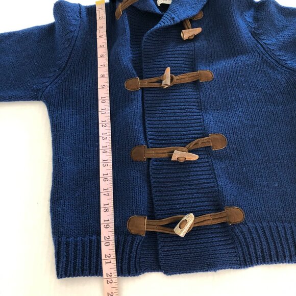Vintage Calvin Klein Unisex Sweater Cardigan Navy Blue Women Size S - Men XS - Picture 9 of 11